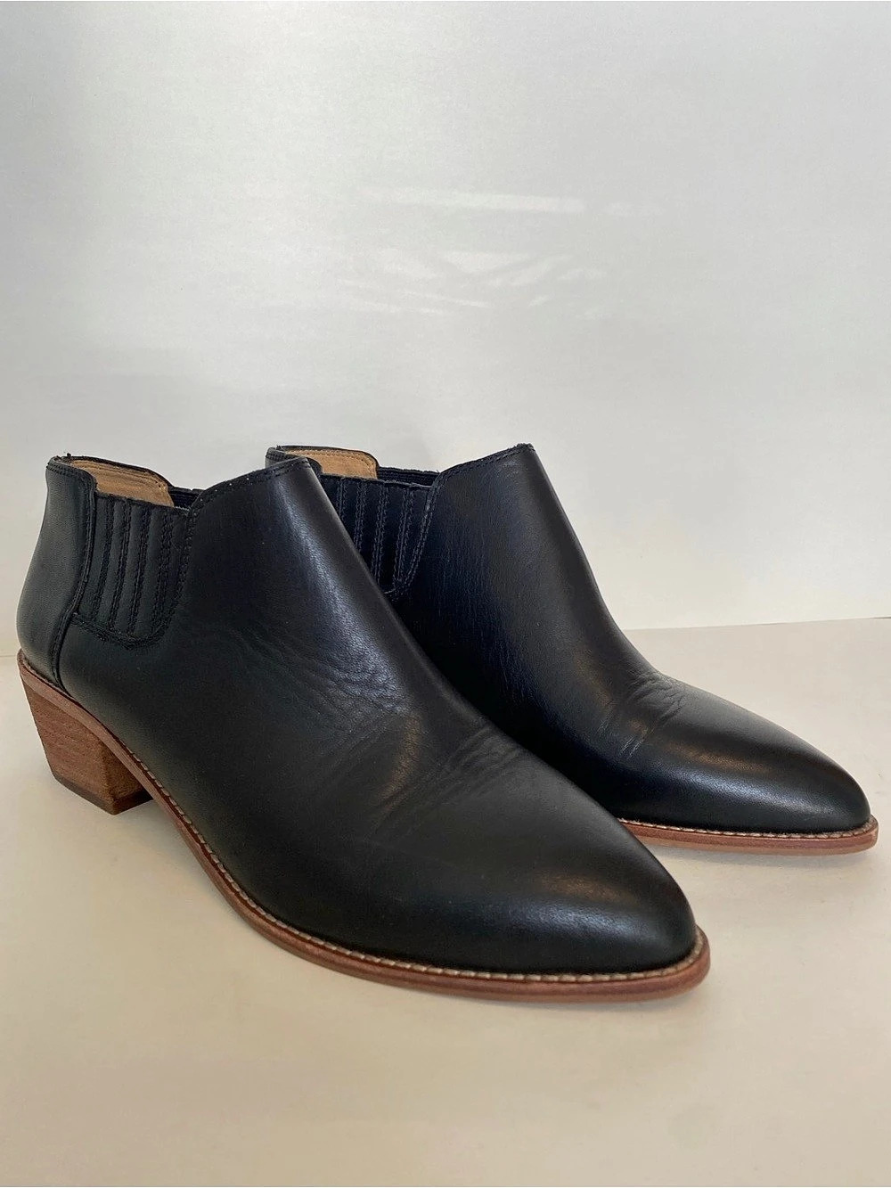 Madewell Leather Ankle Boots Black US 7.5
